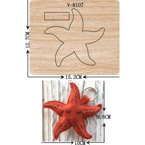 New starfish wooden dies cutting dies for scrapbooking Multiple sizes V-8107