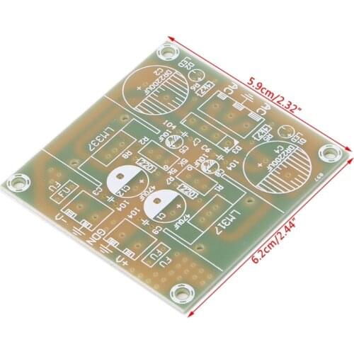 Fused LM317+LM337 Postive Negative Dual Card Power Adapter Electronic Parts DIY Kit Y1AE