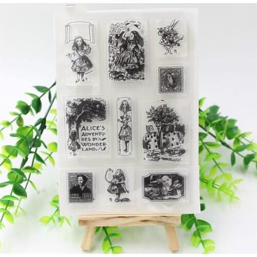 Expression Phrase Transparent Clear Silicone Stamps for DIY Scrapbooking/Card Making/Kids Fun Decoration Supply