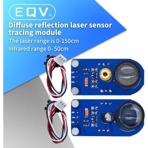 Obstacle avoidance distance gray detection and recognition of diffuse reflection laser sensor tracking module for arduino