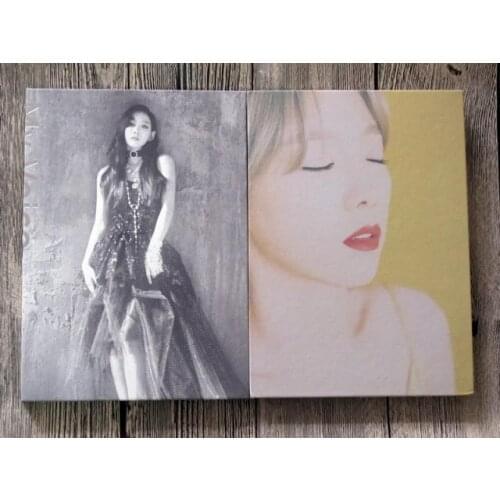 SNSD Taeyeon autographed signed First album My Voice CD+photobook+signed poster new korean 02.2017