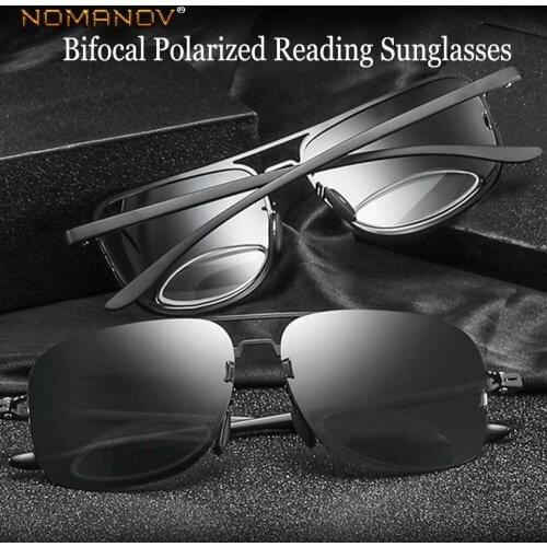 Lentes De Lectura Bifocal Polarized Reading Sunglasses +0.75 +1 +1.5 +1.75 To +3.75 See Near And Far Retro Pilot Large Frame