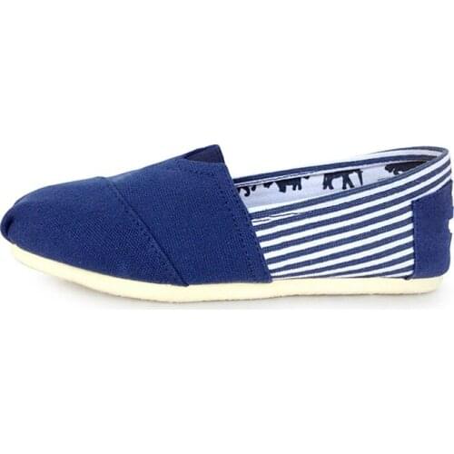 STG TOMS S Unisex Comfortable Canvas Shoes Spring Summer Fell Casual Breathable Men/women Barefoot Flats Loafers Plus Size