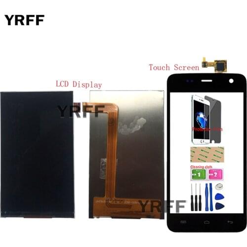 Mobile Phone LCD Display Touch Screen For Explay Vega LCD Display Digitizer Front Glass Touch Panel Screen Tools Protector Film