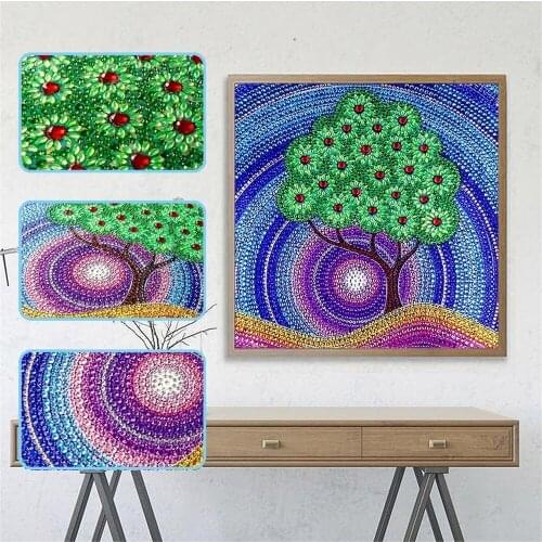EverShine DIY Diamond Painting Special Shape Scenery Diamond Embroidery Sale Tree Diamond Mosaic Home Decoration Accessories