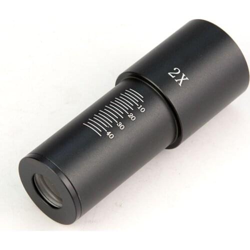 WF2X binocular biological Microscope lens increas magnification eyepiece mount 23.2mm