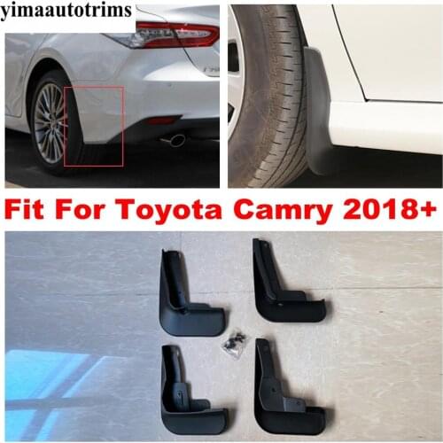 Exterior Refit Kit For Toyota Camry 2018 - 2021 Front / Rear Mud Flaps Mudflaps Splash Guards Mudguards Protective Cover Trim