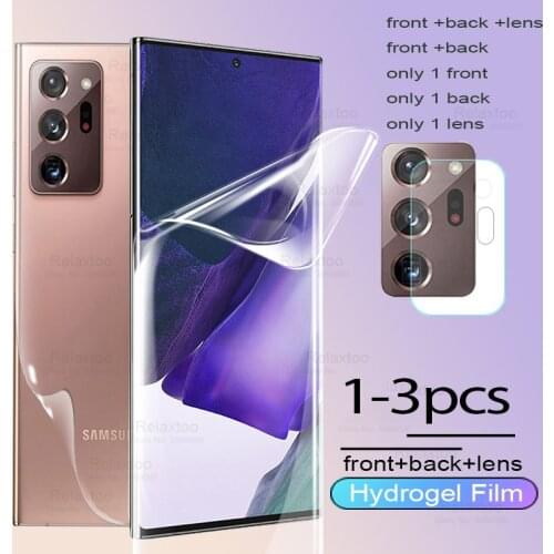 Front back hydrogel film for Samsung Galaxy Note 20 Ultra screen protector for Samsung Note 20Ultra 20 Not20 Ultra glass films
