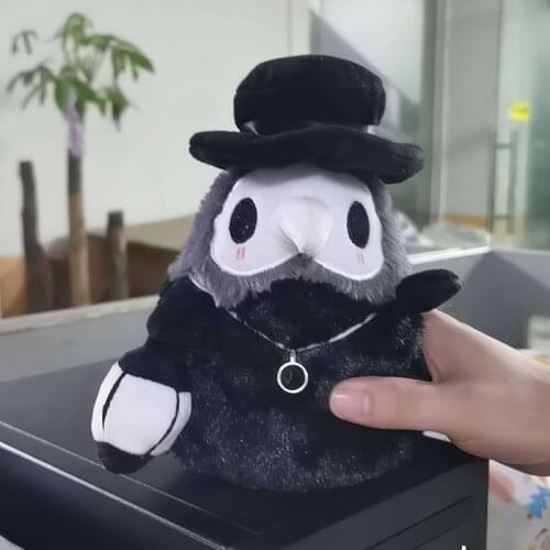 Halloween Luminous Couple Animal Furry Bird Beak Doctor Stuffed Plush Toy ValentineS Day Beak Doctor Party Prom Plush Toy Gifts