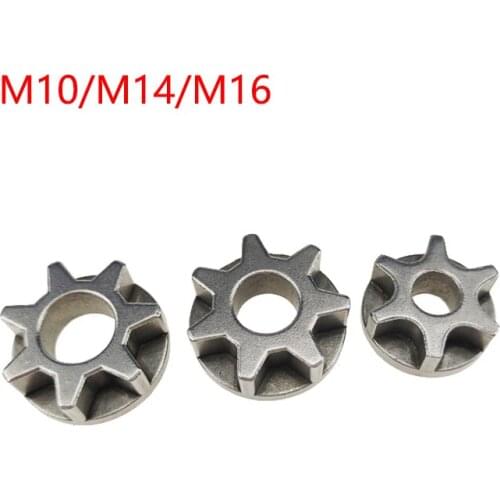 M10/M14/M16 Chainsaw Gear For 100 115 125 150 180 Replacement Gear Various Angle Grinder Chainsaw Bracket Woodworking Power Tool