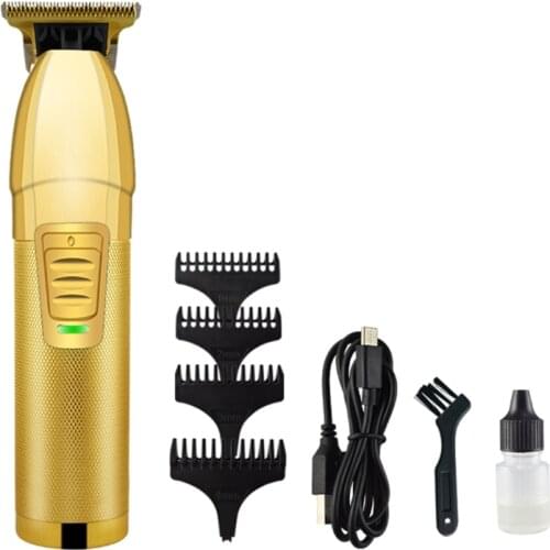 Hair Clippers Professional Barber Shavers Machine Rechargeable Cordless T-blade Haircutting Tools
