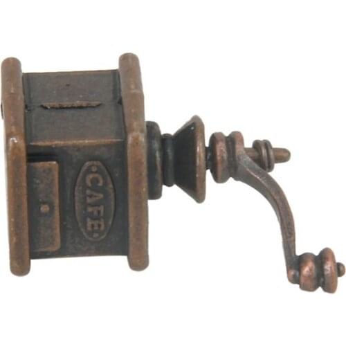1/12 Dollhouse Miniature Kitchens Vintage Coffee Grinder