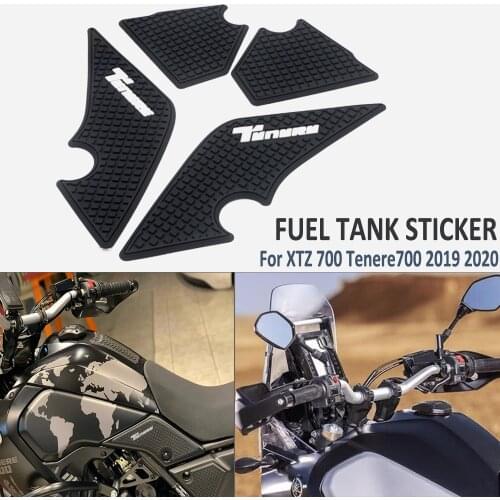 Motorcycle High Quality Non-Slip Side Fuel Tank Stickers Waterproof Pad Rubber Sticker FOR YAMAHA Tenere 700 T700 XTZ700 2019-UP