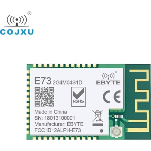 NRF51822 Bluetooth Ble 4.2 Wireless Module E73-2G4M04S1D 4dBm Transmitter Receiver Data transmission PCB IPEX Antenna Interface