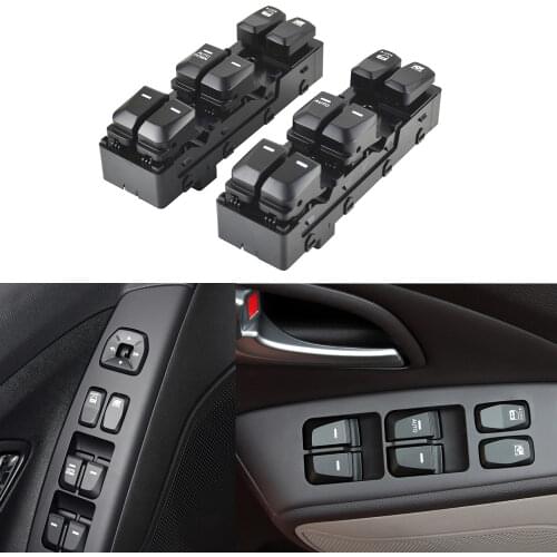 For Hyundai IX35 2009-2015 Left Hand Driver Power Master Window Switch 93750-2S150 93570-2Z000 93570-2S010