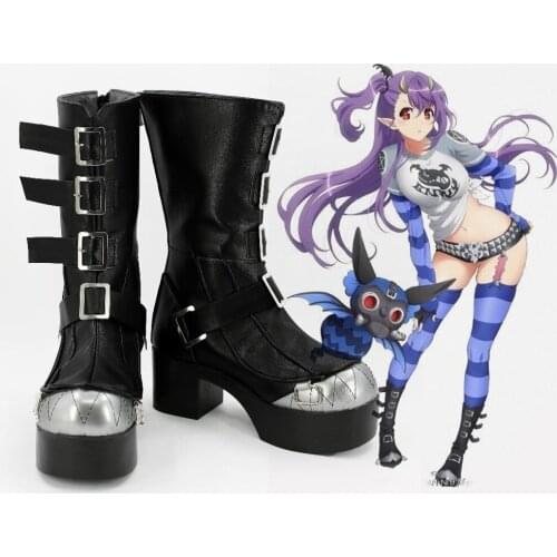 Anime shose Sin The Seven Deadly Sins Leviathan Invidia Cosplay Boots