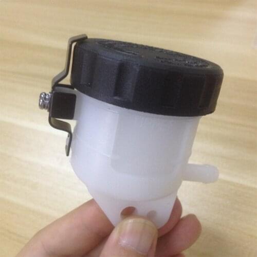 Universal Motorcycle Front Brake Fluid Bottle Master Cylinder Oil Reservoir Cup For Harley Honda SUZUKI Kawasaki Yamaha KTM