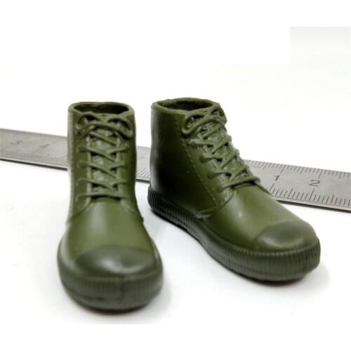 In Stock Mini Times Toys M022 1/6th Combat War Solid Shoes Brown Model For Usual 12 inch Doll Action Collectable
