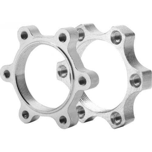 Bike Freewheel Threaded Hubs Disk Disc Brake Rotor 6 Bolt Rotor Adapter Bicycle Disc Brake Adapter Replacement Bicycle Parts