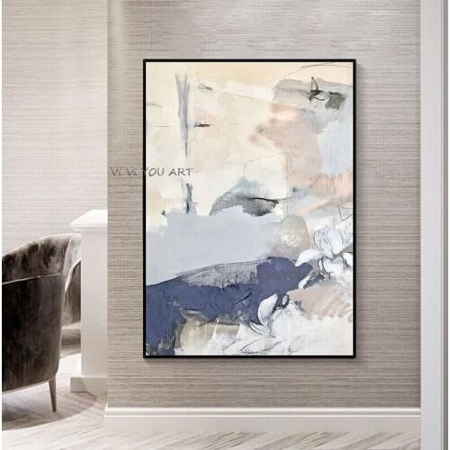 100%Handmade Painted Oil Paintings Abstract Modern Wall Art Canvas Painting Home Decor Pictures for Living Room Bedroom Decor