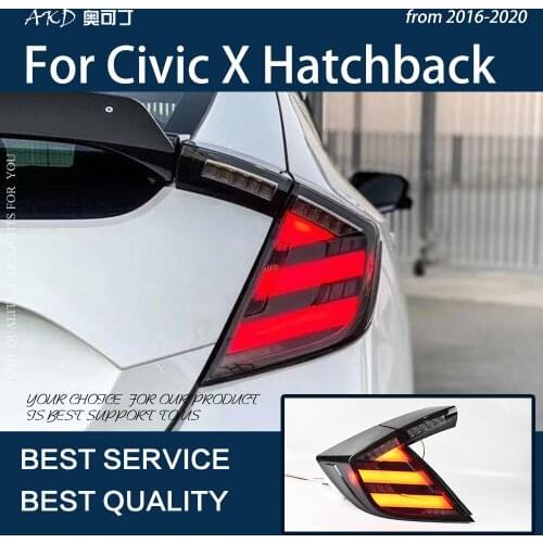 AKD Car Styling For Honda Civic 2016-2021 LED Tail Lamp Rear Fog Lamp Turn Signal Lamp LED Highlight Reversing and Brake Light