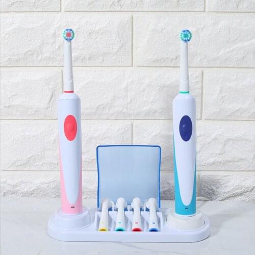Toothbrush Holder Mount Electric Toothbrush Holder Stand with 4 Brush Head Organizer Box for Oral B Braun Bathroom Products