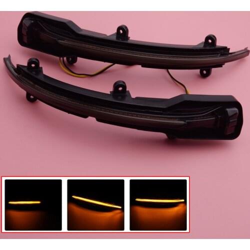 Dynamic Sequential Amber Turn Signal LED Rearview Mirror Indicator Blinker Light fit for Audi SQ5 8R SQ7 4L Facelift