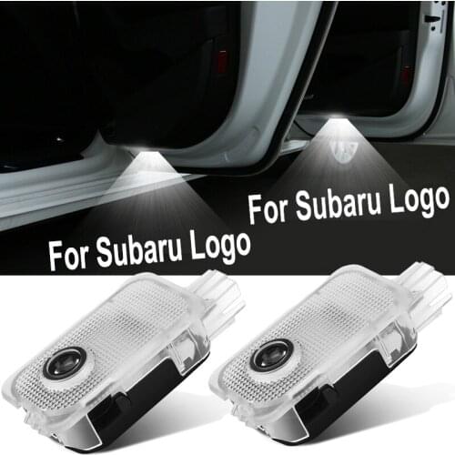 Car Door LED Lighting Welcome Light Logo Badge Shadow Projector For Subaru Forester Outback Legacy XV Impreza Tribeca Accessorie