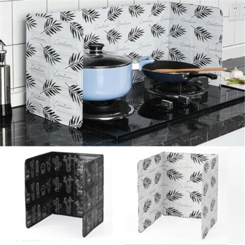Aluminum foil Oil Splatter Screens Aluminium Foil Plate Gas Stove Splash Proof Baffle Home Kitchen Cooking Tools food cover