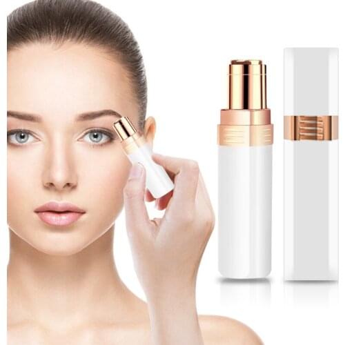 Electric Eyebrow Trimmer Pen Shaving Knife Epilator Female Makeup Tools Painless Eye Brow Epilator With Cleaning Brush Tondeuse