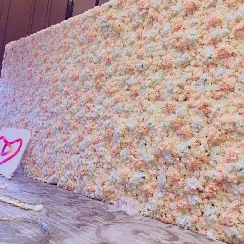10.5FT x 7.9FT champagne rose Wedding flower backdrop flower wall wedding stage decoration shop Window decor Photography props