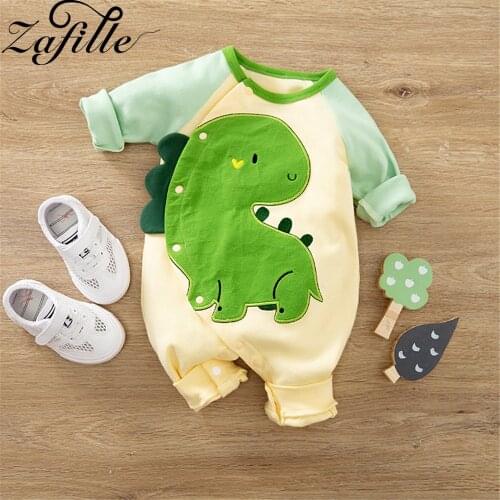 ZAFILLE Baby Dinosaur Costume Jumpsuit for Kids Babys Rompers Cartoon Cute Mens Baby Boy Clothes For Newborn Overalls