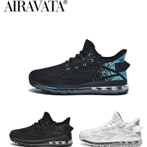Airavata Men Running Sneakers Shoes Sports Handsome Fashion Will Be Outside The Leisure Full Palm Air Cushion Large Size 39-48