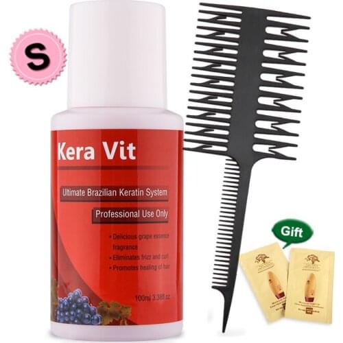 2020 Newest Hair Treatment and Free Gift 100ML Repairs Damaged Hair Keratin all kind of Formaldehyde Magical Keratin