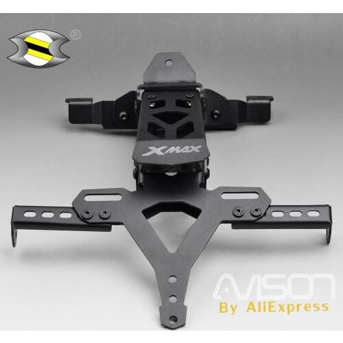 Motorcycle Tail Tidy Fender Eliminator LED Registration License Plate Holder For X MAX X-MAX XMAX 300 250 2016 2017 2018