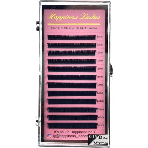 Soft Individual Eyelash Extension Faux Cils Mink False Eyelashes Artificial lashes For Makeup Supplies HandMade Natural Lash