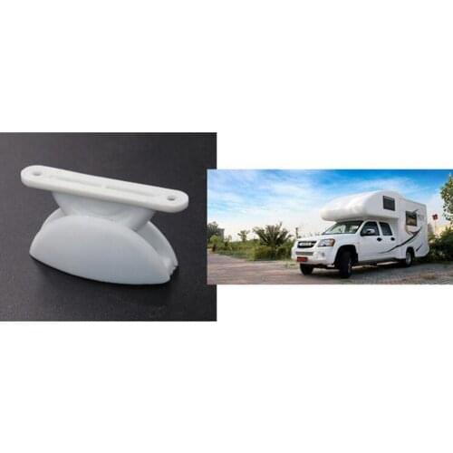1x Nylon Door Retainer Catch Stop for RV Camper Boat Marine Motorhomes Caravan Cargo Cabinet Door Stoper Clip White Door Catch