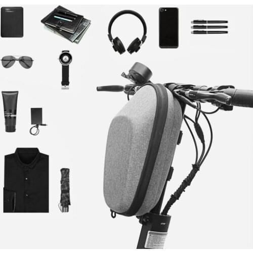 Electric Scooter Front Bag For Xiaomi Mijia M365 Replacement Head Handle Bag Zipper Up EVA Ninebot Tool Storage Hanging Bag