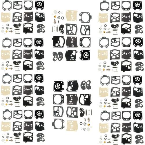 Gasket Carburetor Repair Kit For Walbro K10-WAT WA WT String 10PCS Diaphragm