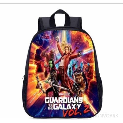 11/13/16 inch Guardians of the Galaxy School Bags Girls Boys Kindergarten Printing Backpack Kids Daily Bags Gift Backpacks