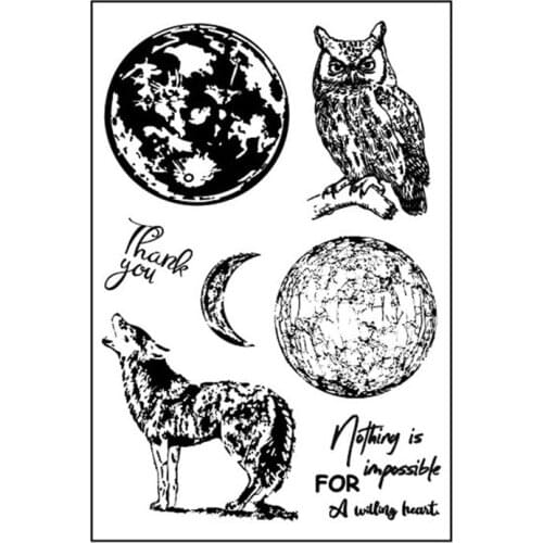 NEW Cling Stamp Fawn Animals Forest Elves For DIY Scrapbooking Paper Cards Album Handcrafts Clear Seal Soft Plastics Ink Stencil