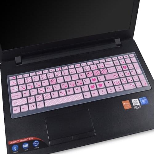 Notebook Keyboard Cover Protector Laptop keyboard protector For Lenovo Ideapad 310 15 / 510 15 / 110 15 17 Laptop new 15'' inch