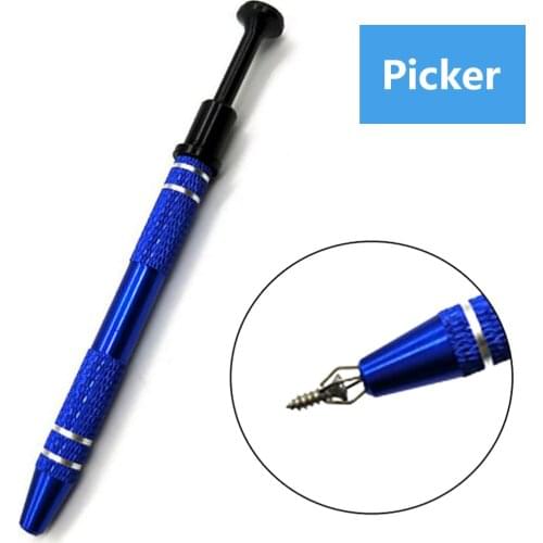 1pc Precision Parts Gripper Pick Up Tools Powerful Four Claw Paws Parts Chip Grabber Screw Components Part Gripper Hand Tool Set