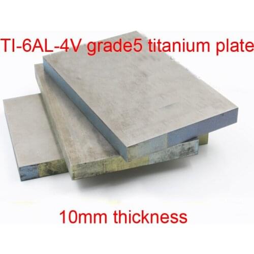 10mm thickness grade 5 titanium plate GR5 dynamic plate TI-6AL-4V titanium alloy sheet BT6 TA6V YATB640 TC4 medical Ti sheet
