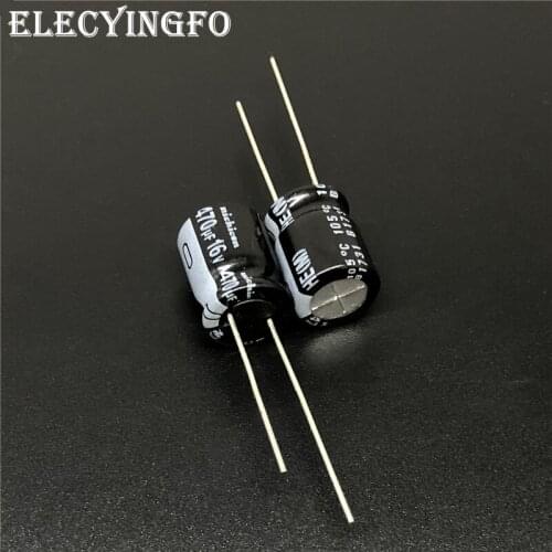 10pcs/100pcs 470uF 16V470uf NICHICON HE Series 10x12.5mm Extremely Low Impedance 16V470uF Aluminum Electrolytic Capacitor