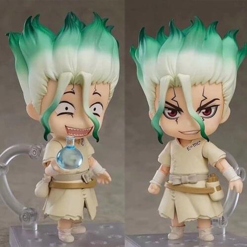#1262 Dr.STONE Q Clay Ishigami Senku Anime PVC Action Toy Figures Toy Japanese Anime Game Statue Collectible Model Doll Gift