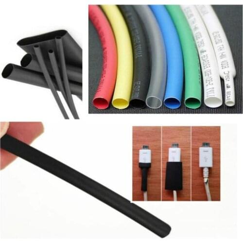 2: 1 times Heat Shrink Tube Shrinkable 25mm-90mm Tubing Sleeving Wrap Wire kits 1meter