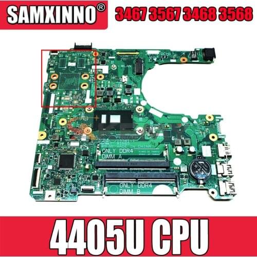 Akemy Brand NEW For Dell Vostro 3467 3567 3468 3568 Motherboard 15341-1 91N85 Pentium Processor 4405U CN-0FG54C FG54C Mainboard