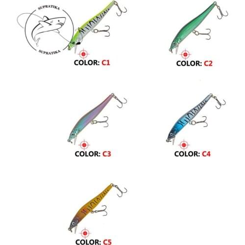 5g/8cm Minnow 3D Eyes Fishing Lures Artificial ABS Plastic Hard Bait 6# With Hook Depth Diving 1M Bionic Bait Wobbler Swim bait