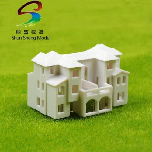 DIY sand house entourage of building model making model villa 1:800 number 7